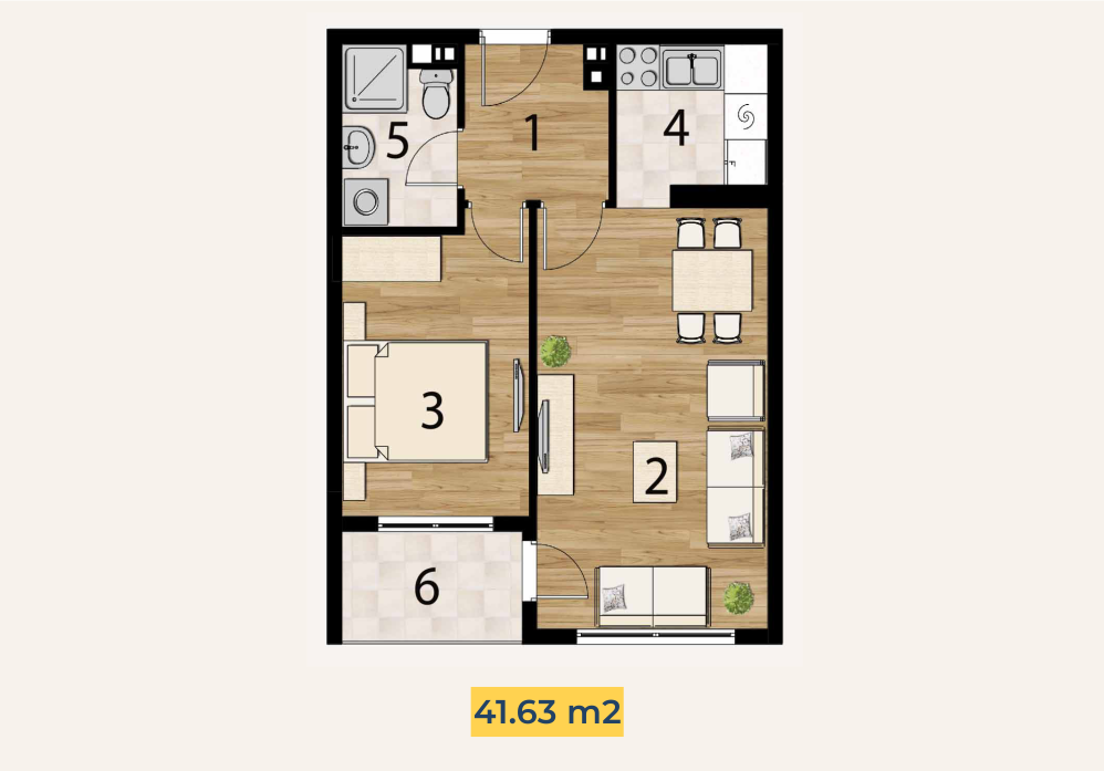 Stanovi 39-47m2